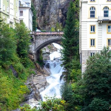 Bad Gastein Waterfall opposite side, Austria