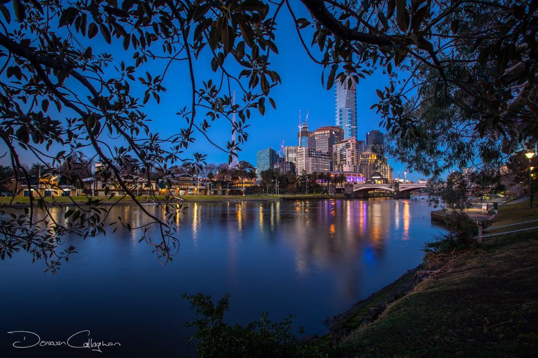 Banks of the Yarra River Melbourne, Australia