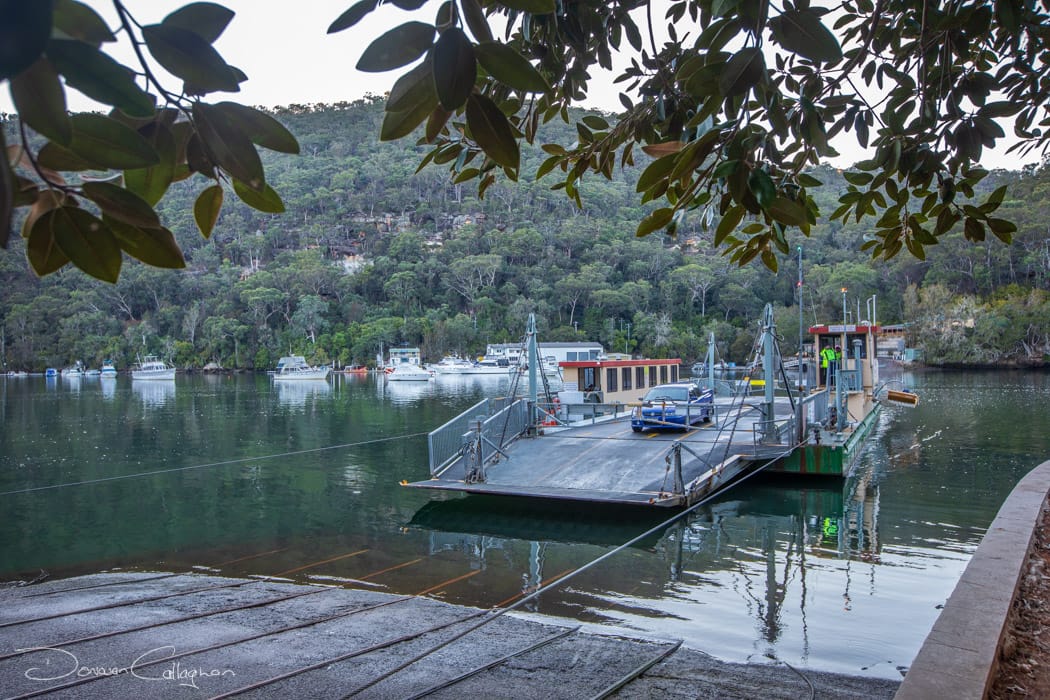 Berowra Ferry after dawn Sydney, Australia