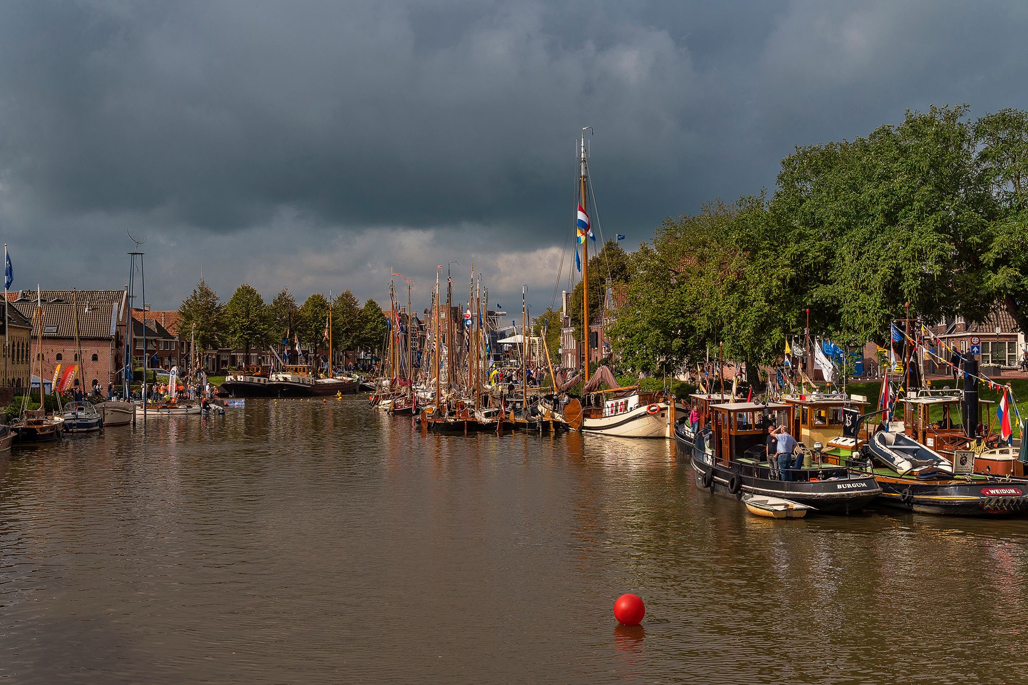 boats and ships in Dokkum, Netherlands