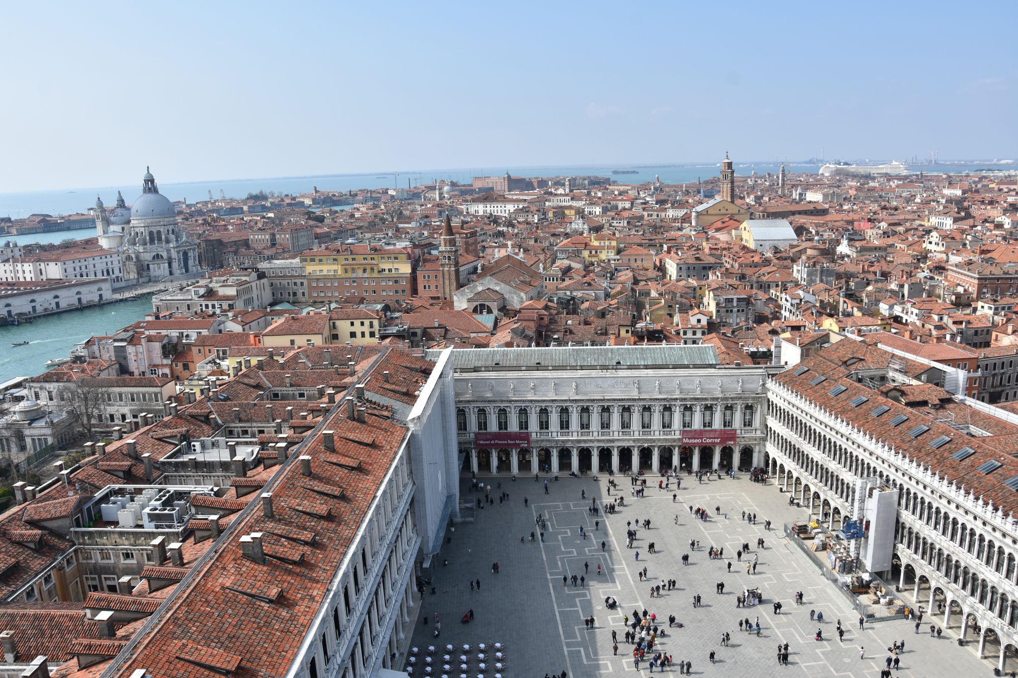View from the Campanille San Marco, Italy