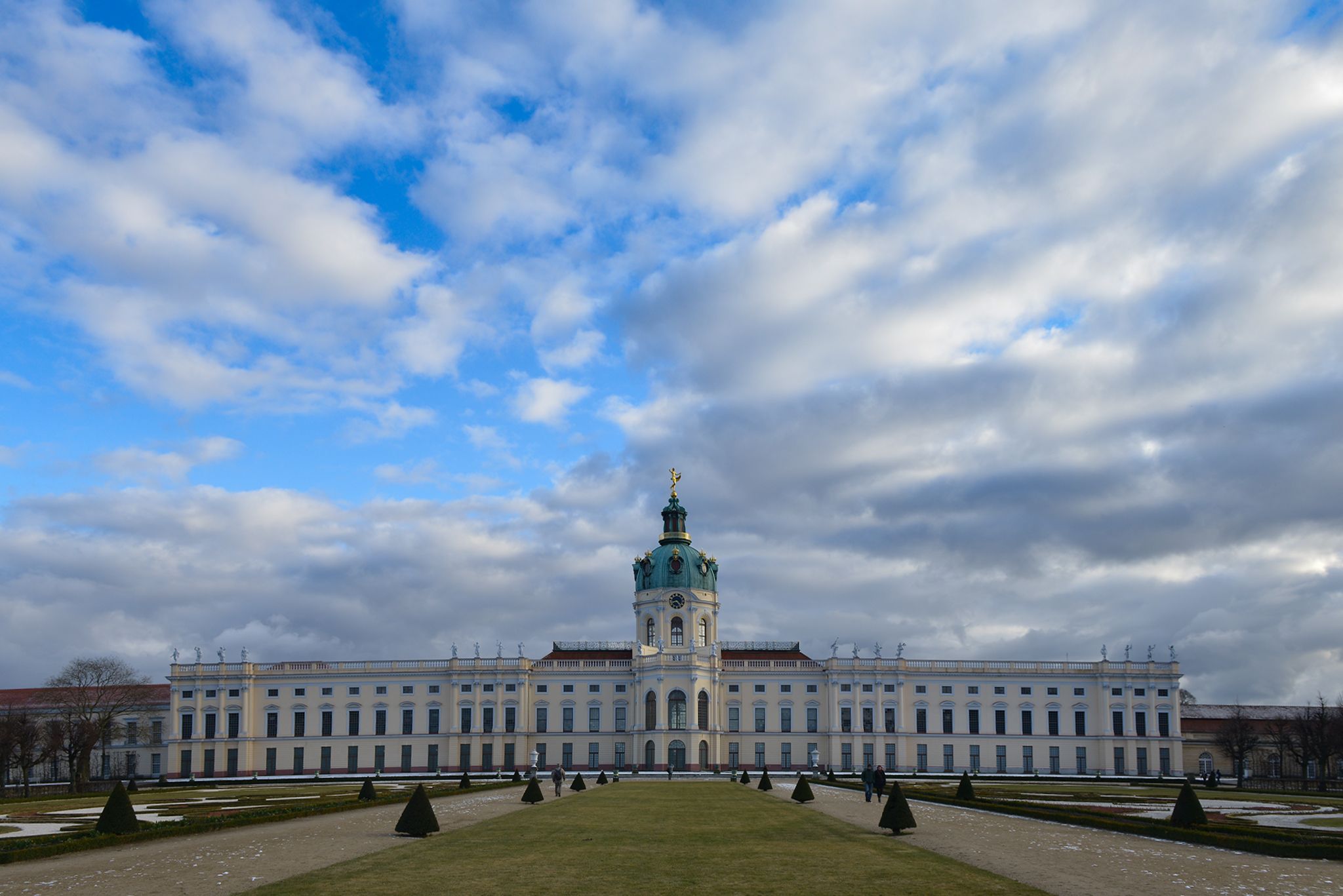 Back view of Charlottenburg Palace, Berlin, Germany
