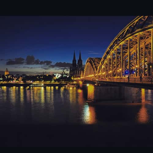 Hohenzollern Bridge with Cologne Cathedral, Cologne