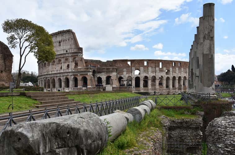 Colosseum (View near Arch of Titus), Rome