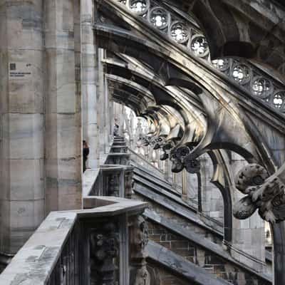 Terraces of Milan Cathedral, Italy