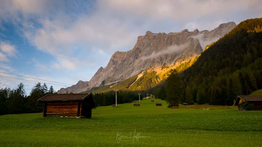 Ehrwald Sunset view