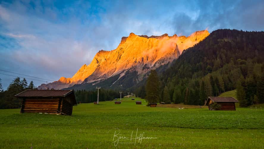 Ehrwald Sunset view