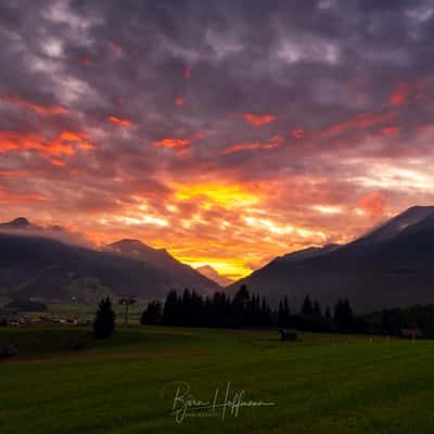 Ehrwald Sunset view, Austria