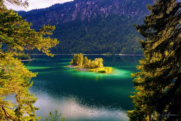 Eibsee Island View