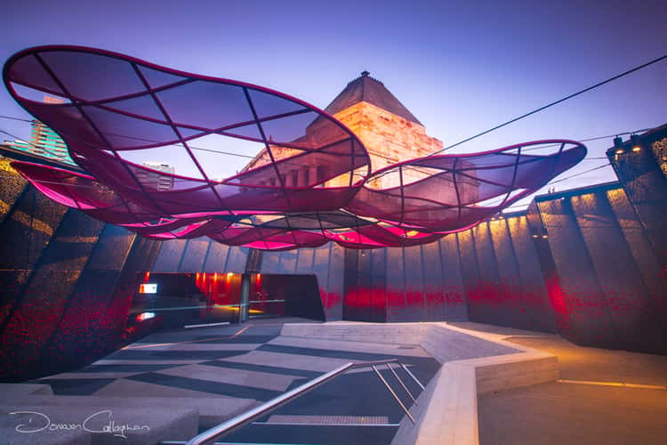 Entrance to the Shine of Remberence Melbourne