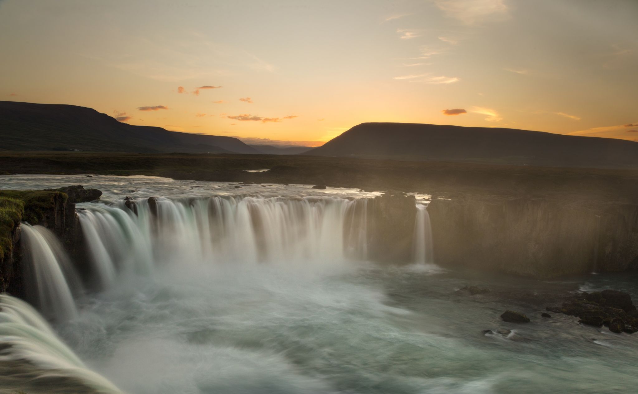 Goðafoss, South side view, Iceland