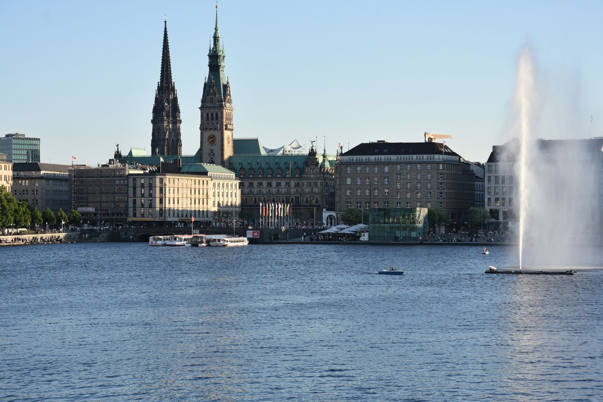 Binnenalster-View, Hamburg, Germany