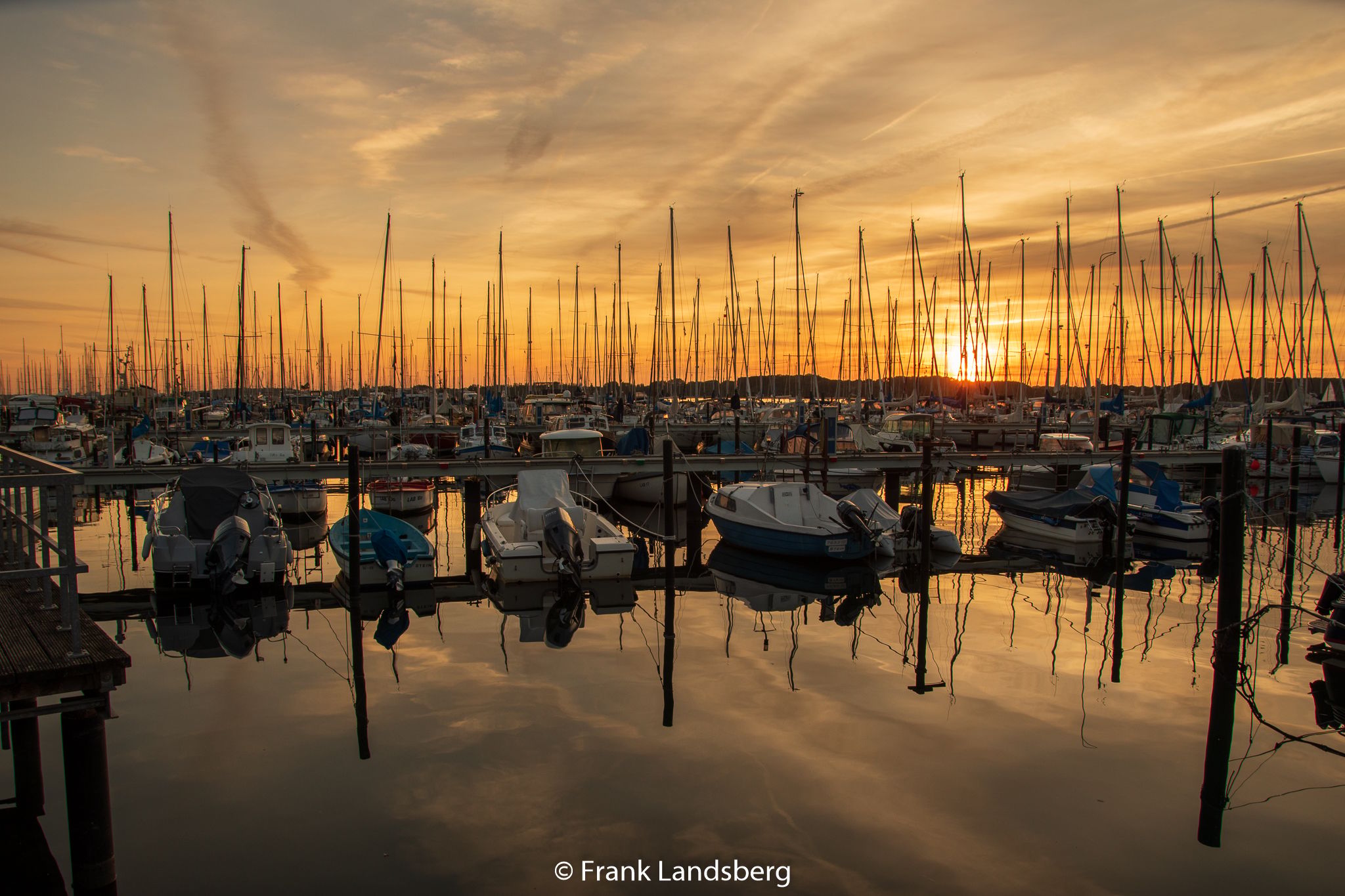 Harbor of Laboe, Germany
