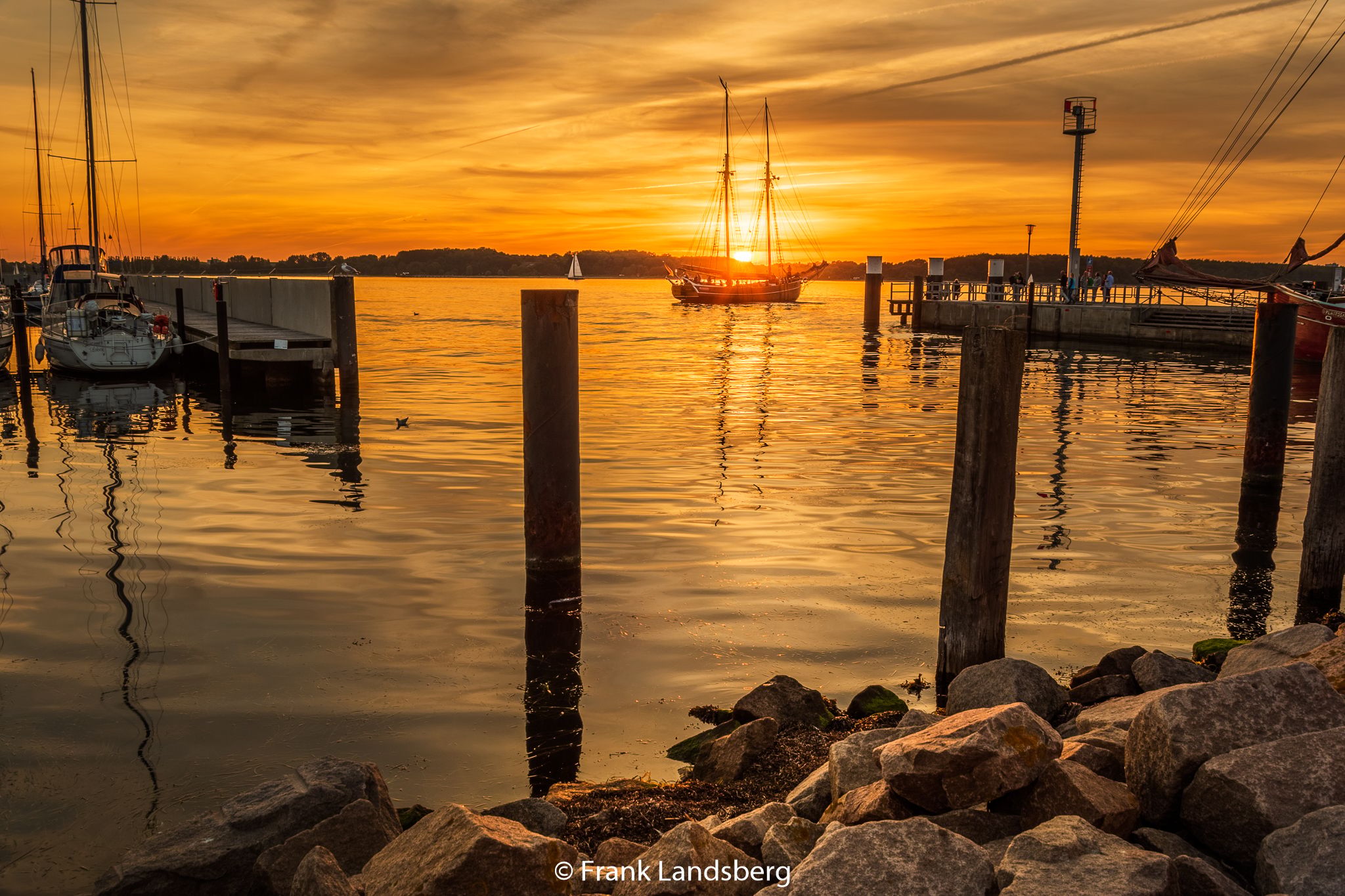 Harbor of Laboe, Germany