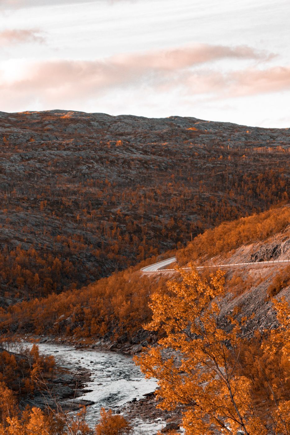 Highway E6 Alta to Olderfjord, Norway
