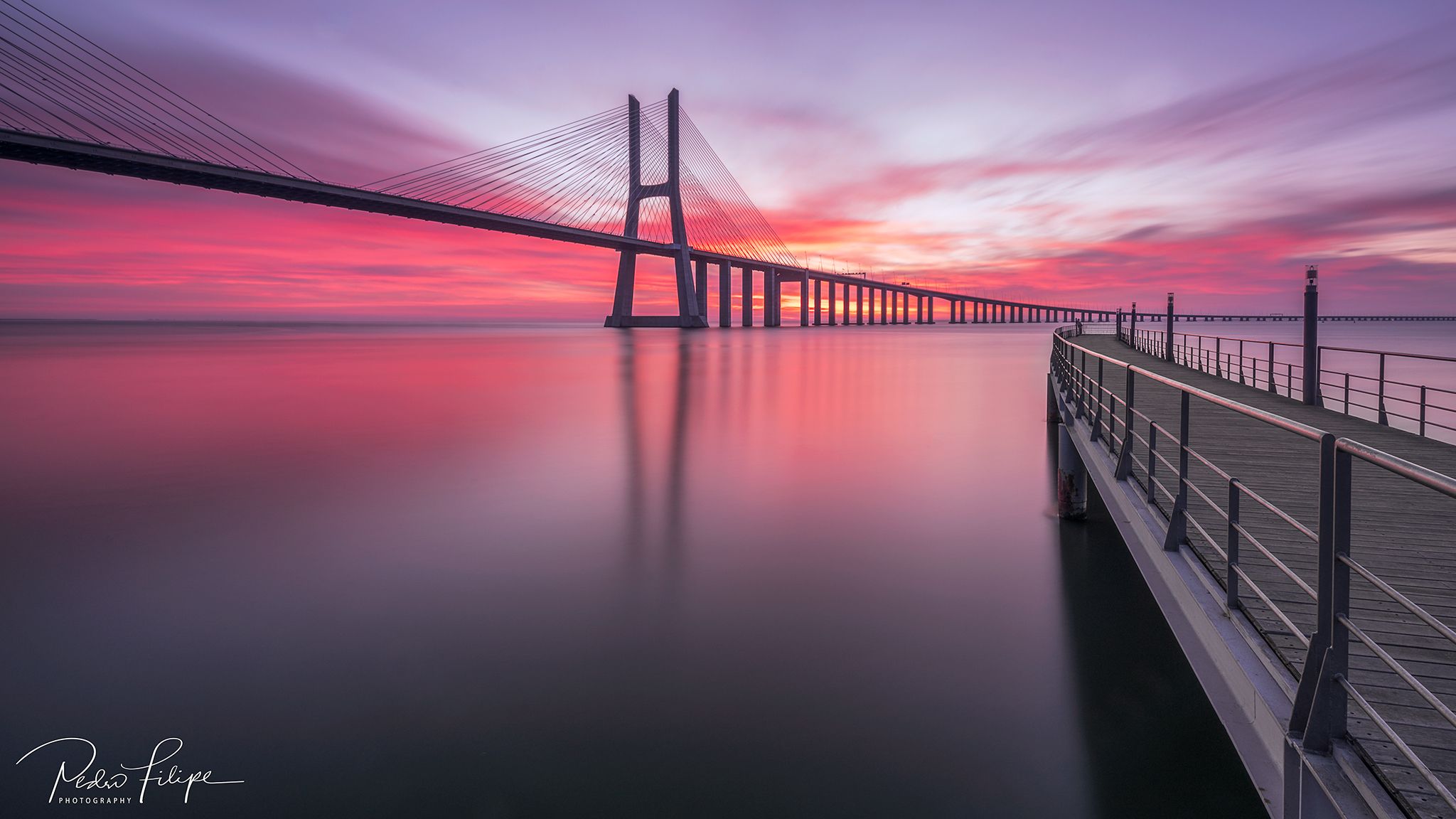 Vasco da Gama Bridge, Lisbon, Portugal