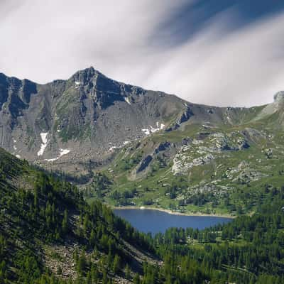 Lac d'Allos form top of Mont Pilat, France