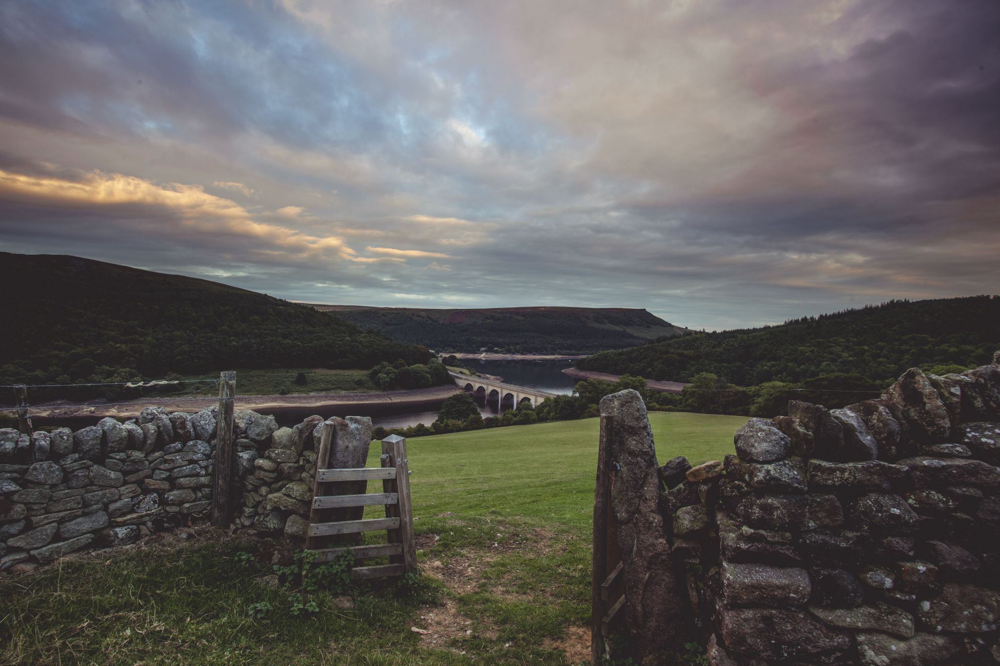 Ladybower Reservoir from Crook Hill, United Kingdom