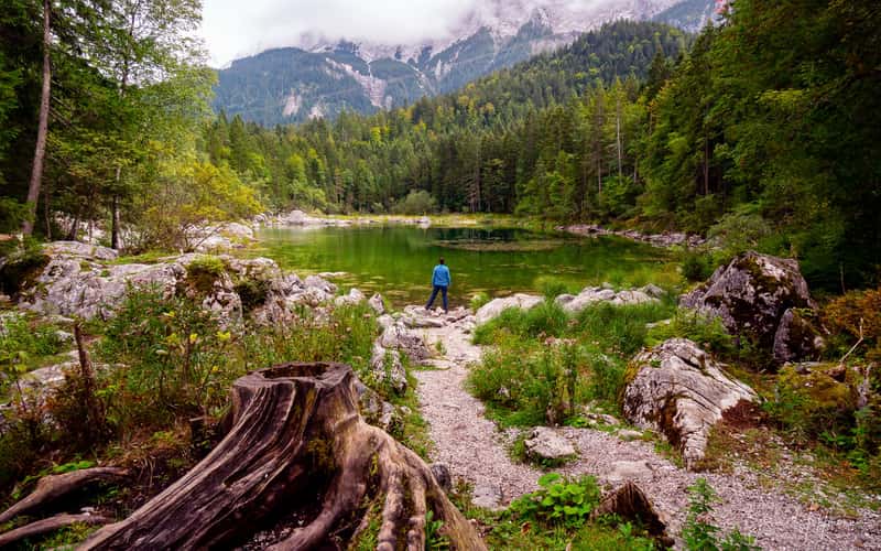 Lake Frillensee near Eibsee