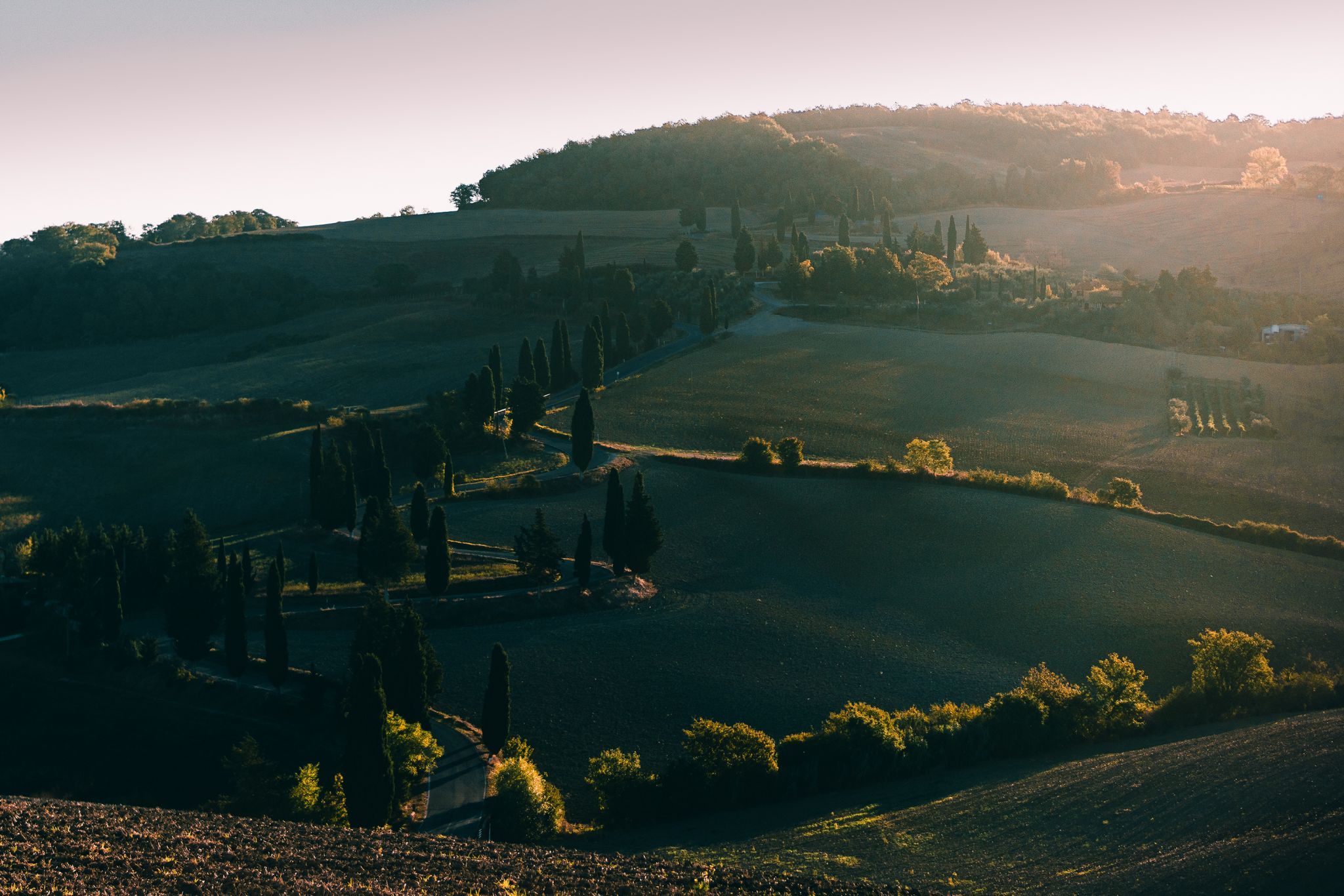 Monticchiello - Strada dei Cipressi, Italy