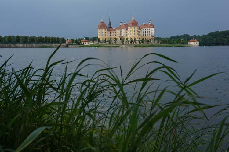 View from the Castle Pond, Moritzburg Castle