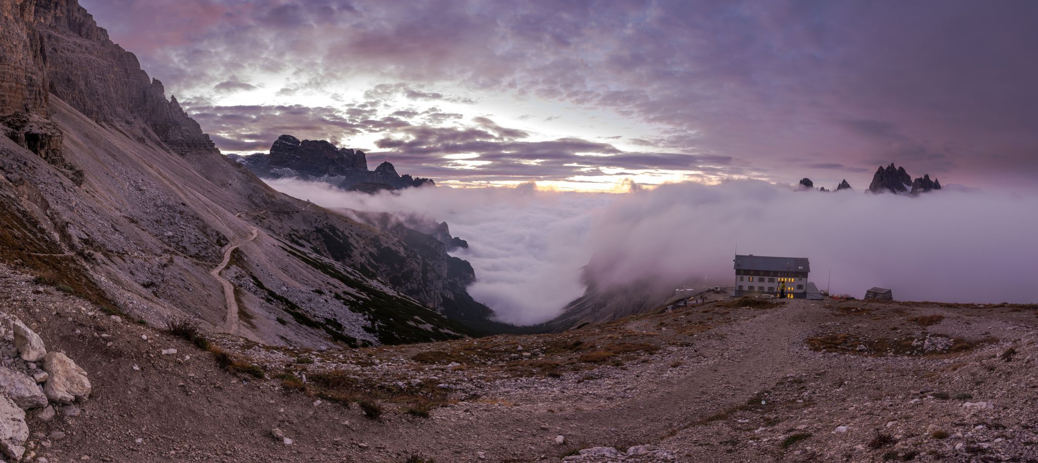 Morning near Tre Cime, Italy