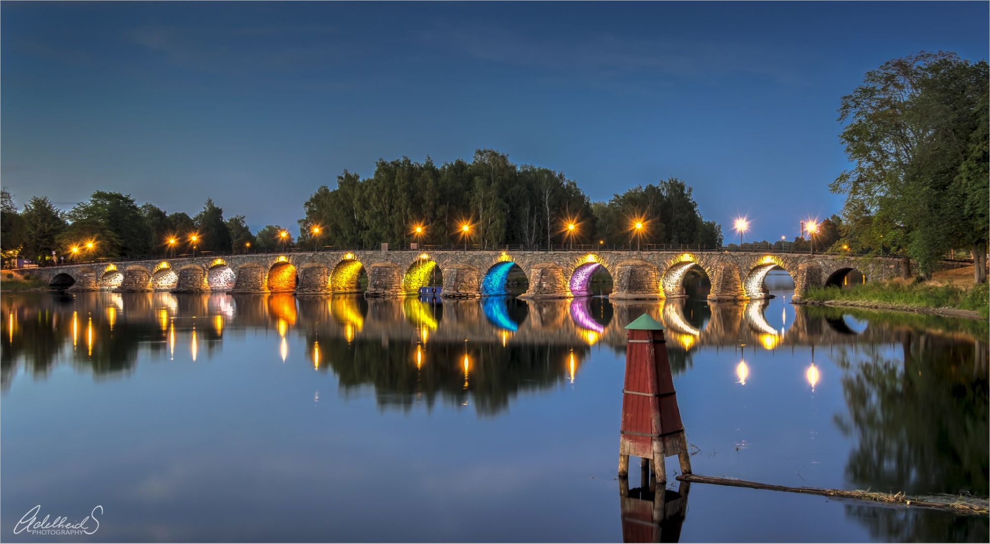 Old Stone Bridge, Karlstad, Sweden