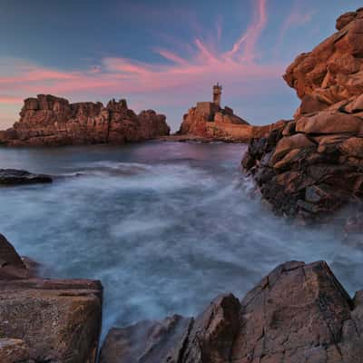 Paon Lighthouse, Brehat Island, France