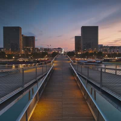 Paris, Simone de Beauvoir bridge, France