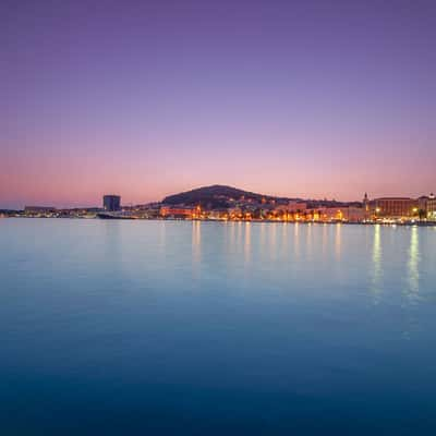 Marjan Forest Park from Split Harbor, Croatia