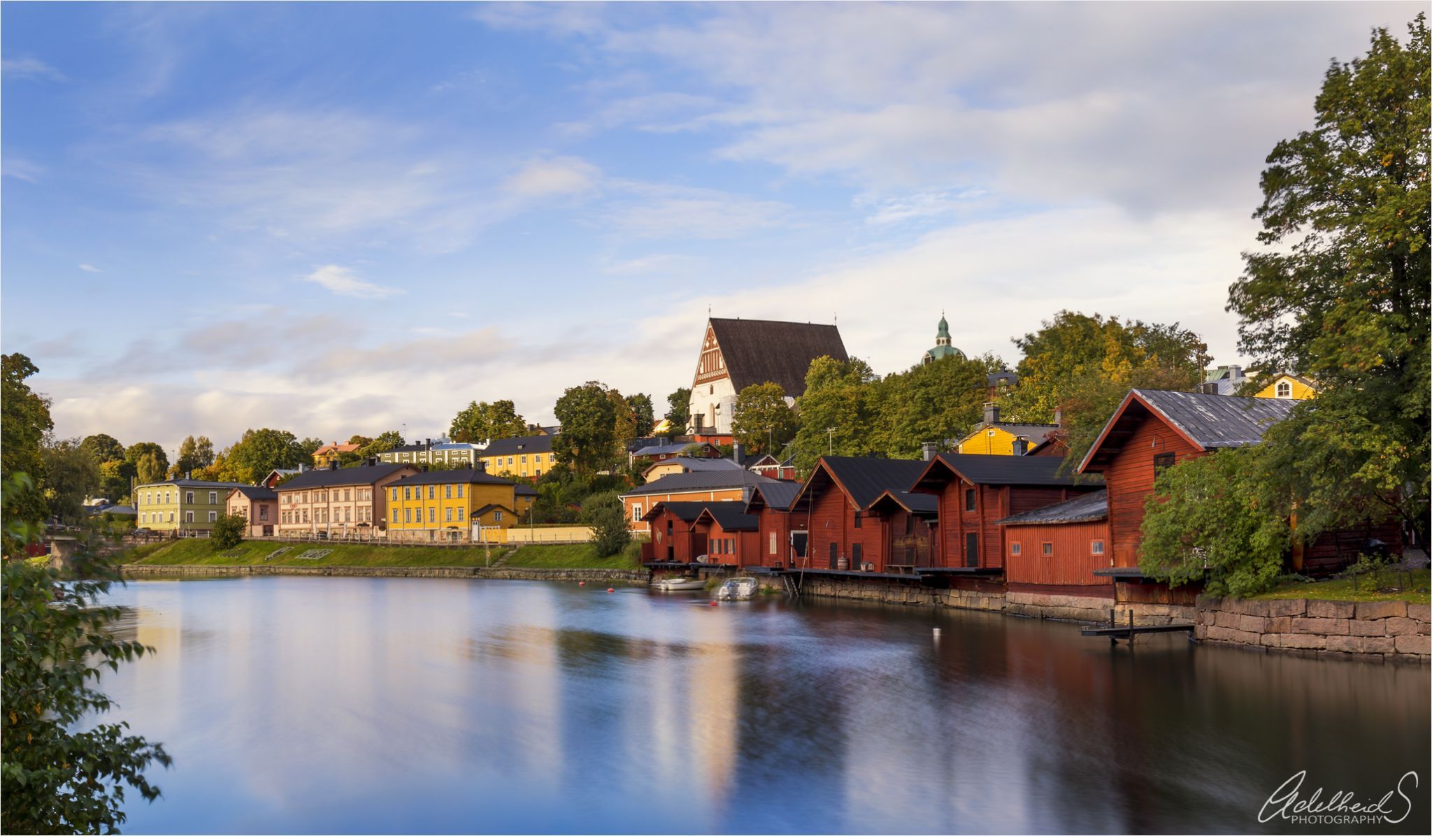 Porvoo boathouses, Finland