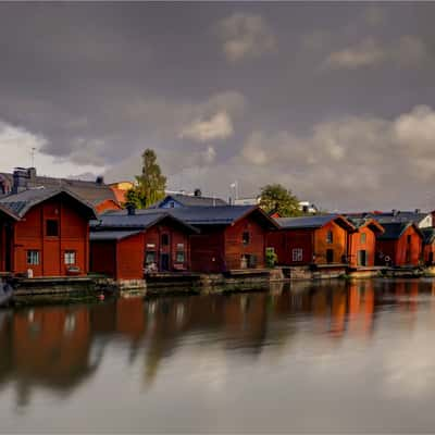 Porvoo boathouses, Finland