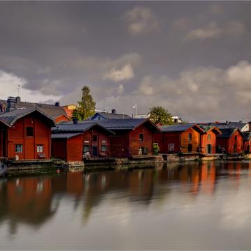 Porvoo boathouses, Finland