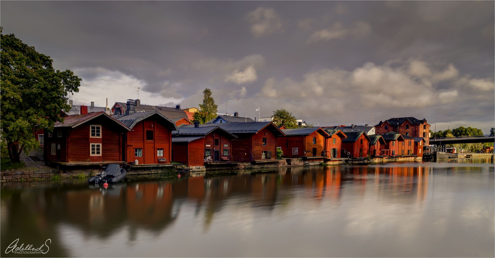 Porvoo boathouses, Finland
