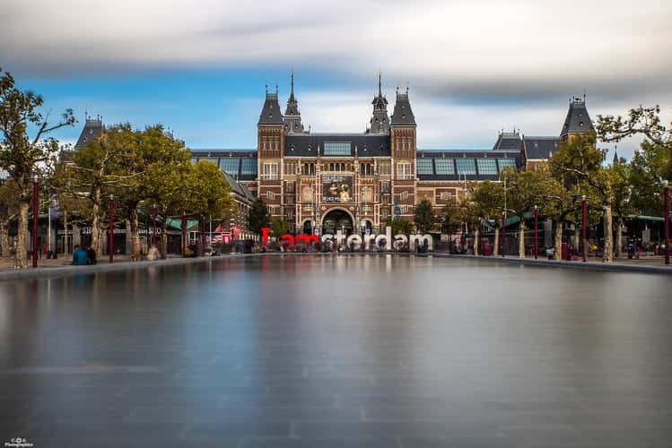 Rijksmuseum Reflecting Pool, Amsterdam
