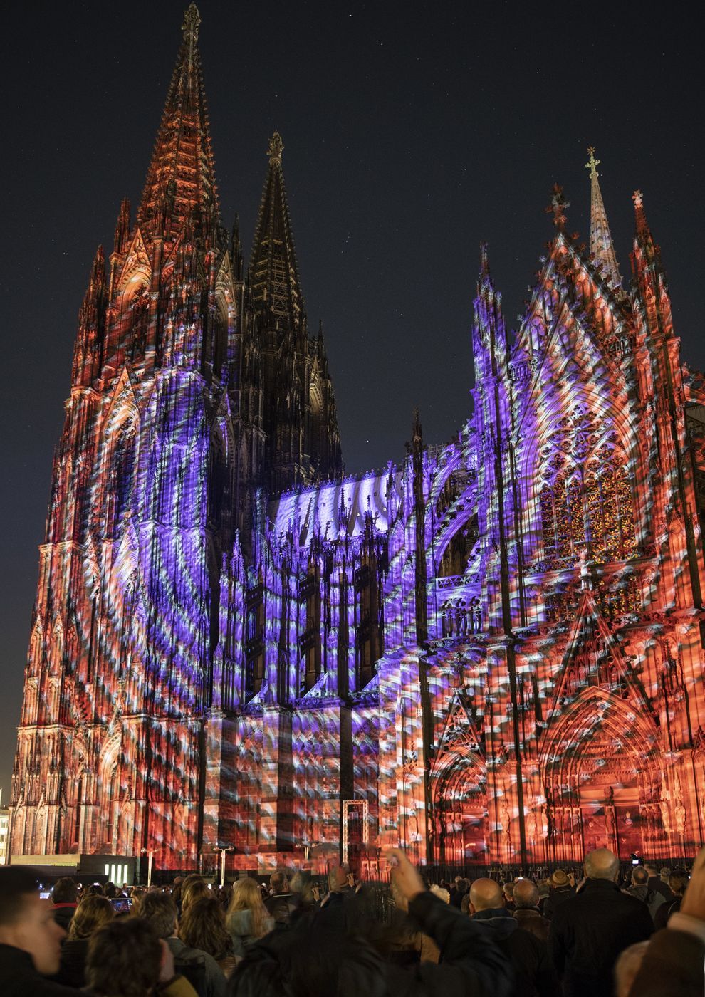 Roncalliplatz toward Cologne Cathedral, Germany