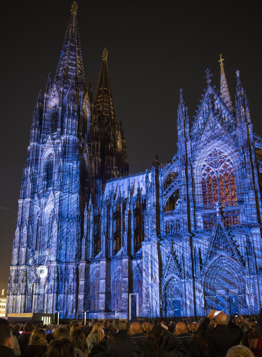 Roncalliplatz toward Cologne Cathedral, Germany