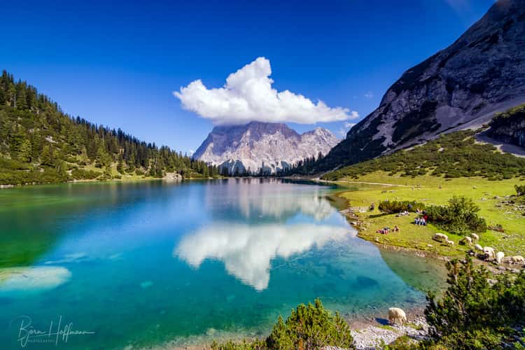 Seebensee, Zugspitze View