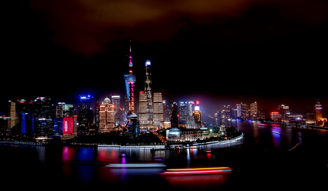 Shanghai Skyline from the Bund, China