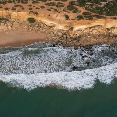 Shoreline from the air, Spain