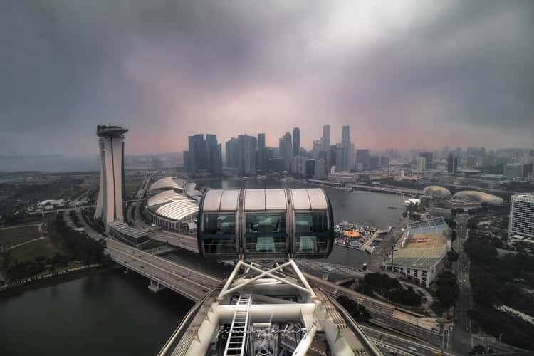 Skyline from Singapore Flyer