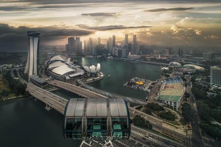 Skyline from Singapore Flyer