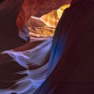 Slot Canyon on Navajo Reservation, USA