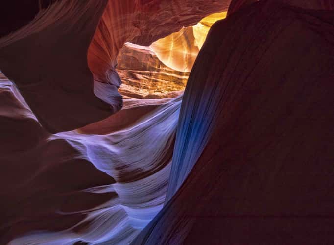 Slot Canyon on Navajo Reservation
