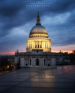St. Pauls Cathedral from One New Change, London