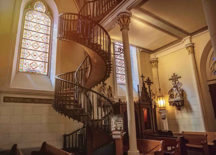 Staircase in Loretta Chapel