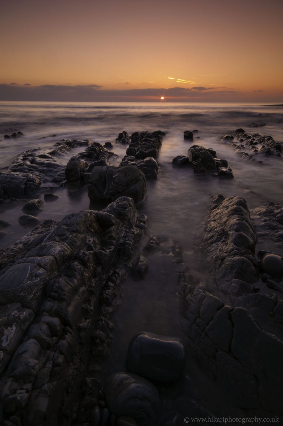 Sunset at Sandymouth Beach, United Kingdom
