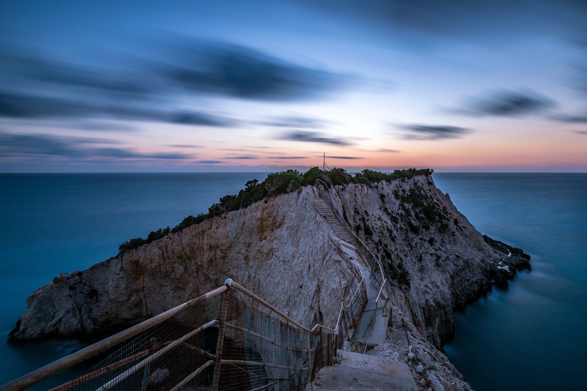The act of defiance at Katsiki Beach, Greece