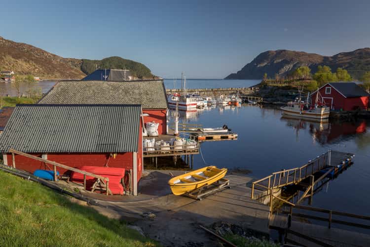 The harbor in Husevåg