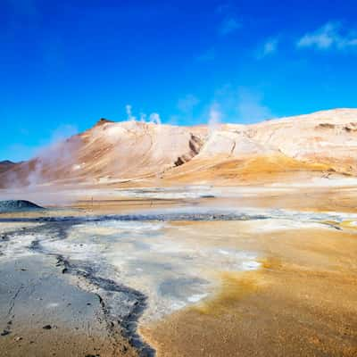 Hverir, sulfuric fumarolas, Iceland